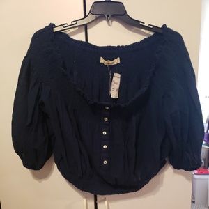 Free People Cropped shirt